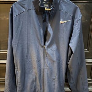 Nike Men's Dark Blue Windbreaker Jacket